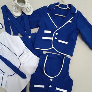 Saks Mavi Takım Elbise