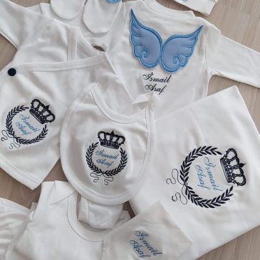 Melek Kanat Taç Başak Detaylı 10. Hastane Çıkış Seti