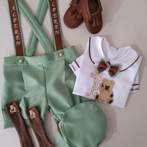 Küf Yeşili Şort Slopet Takım