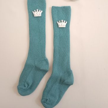 Taç Figürlü Küf Yeşili Kokulu Çorap