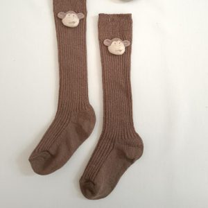 Maymun Figürlü Taba Kahve Kokulu Çorap