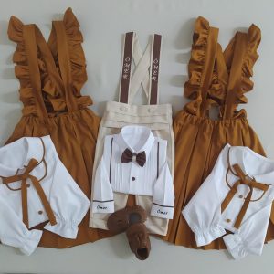 Kiremit Kahve Kız Slopet Takım